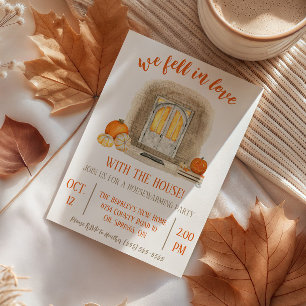 We Fell in Love with the House! Housewarming Party Invitation