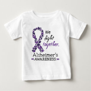 We fight together - Alzheimer awareness Baby T-Shirt