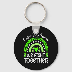 We Fight Together _ Cerebral Palsy Awareness Key Ring