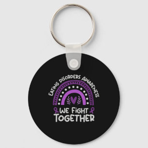 We Fight Together _ Eating Disorders Awareness Com Key Ring