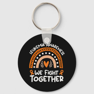 We Fight Together Leukaemia Awareness Leukaemia Key Ring