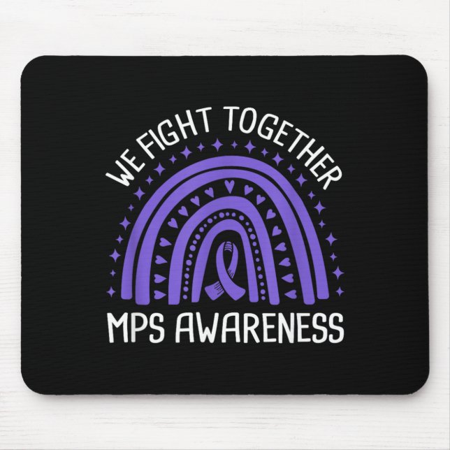 We Fight Together Mps Awareness Mouse Pad (Front)