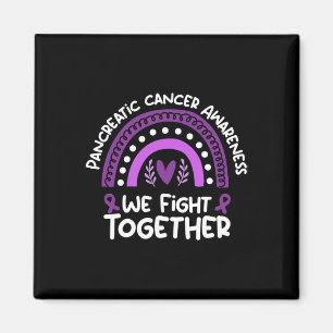 We Fight Together  Pancreatic cancer Awareness  Magnet