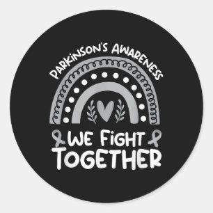 We Fight Together Parkinsons Awareness _ Parkinson Classic Round Sticker