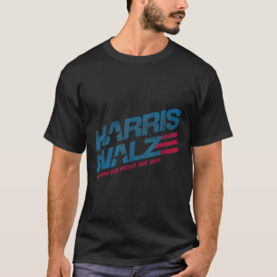 We Fight We Win Kamala Harris Cat Lady Boho T-Shirt