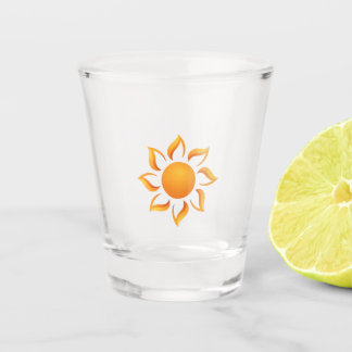 We fill the days with sunshine shot glass