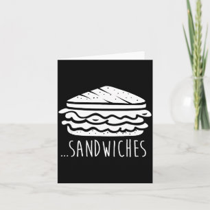We Finish Each Other's Sandwiches Funny Matching Card