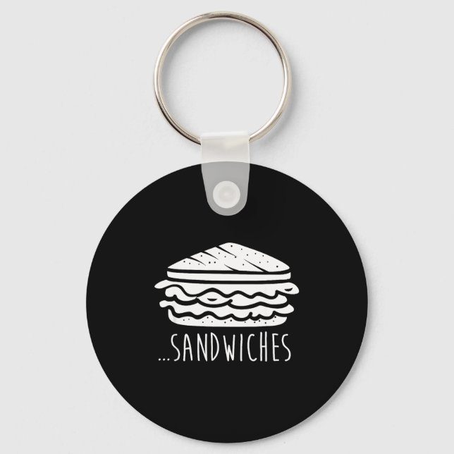 We Finish Each Other's Sandwiches Funny Matching  Key Ring (Front)