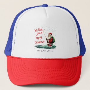 We Fish You a Happy Christmas Festive Fun Trucker Hat