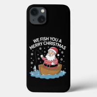 We Fish You A Merry Christmas Fisherman Fishing