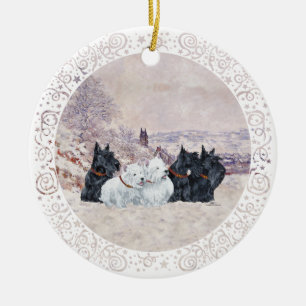 We Five Winter Ceramic Ornament