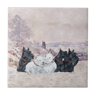We Five Winter Ceramic Tile