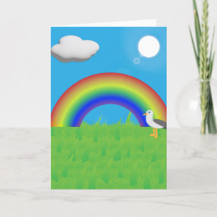 We followed the Rainbow for this Greeting Card