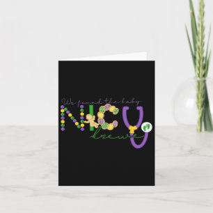 We Found The Byby Fun Mardi Gras Louisiana Carniva Card