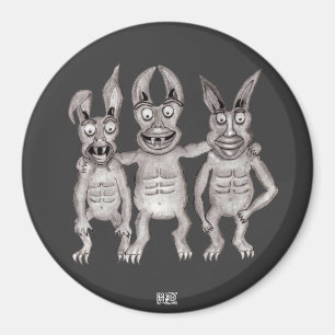 We Gargoyles Three Magnet