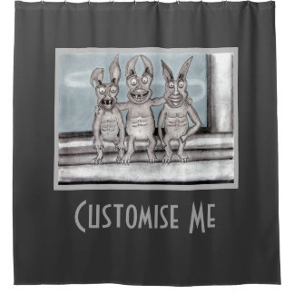 We Gargoyles Three Shower Curtain