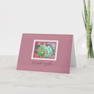 "We gather together" Thanksgiving Card