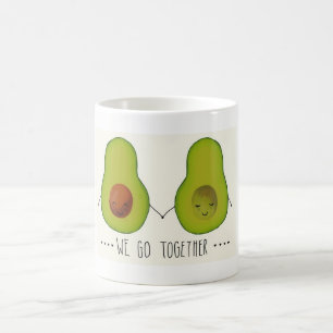 "We Go Together" Avocado mug