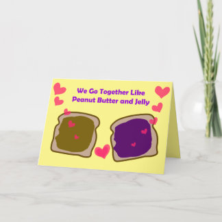 We Go Together Like Peanut Butter and Jelly! Holiday Card