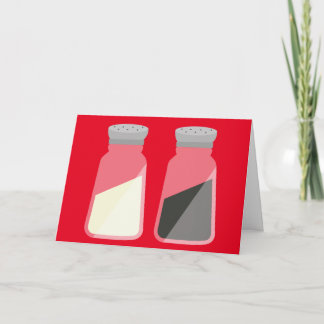 We go together like salt and pepper Greeting Card