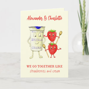 we go together like Valentines couples Quote Card