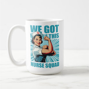 We Got This Nurse Squad Retro Vintage Medical Coffee Mug