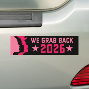 We Grab Back Midterm 2026 Anti-Trump Bumper Sticker