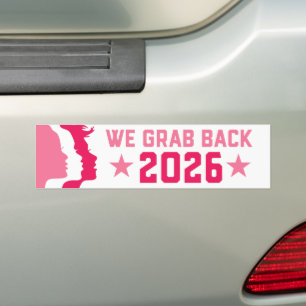 We Grab Back Midterm 2026 Anti-Trump Bumper Sticker