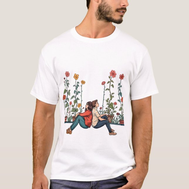  We Grew in Different Directions T-Shirt (Front)