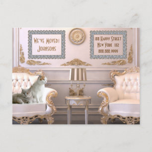 We Have Moved Address Personalised Postcard