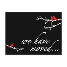 we have moved announcement