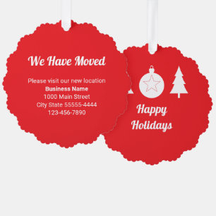 We Have Moved Business Holiday Moving Announcement