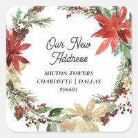 We Have Moved | Christmas Wreath | New Address