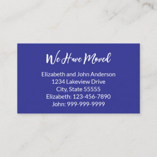 We Have Moved Deep Blue Moving Announcement