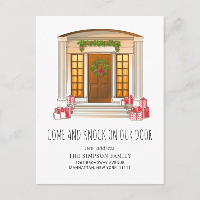 We have Moved Moving Announcement Postcard (Front)