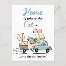 We Have Moved New Address Home Is Where The Cat Is