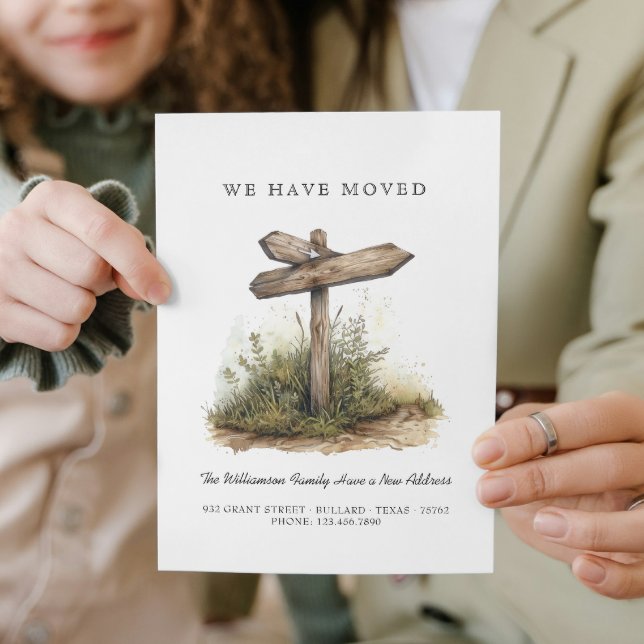 We have Moved - New Address I Road Sign  Announcement (Creator Uploaded)