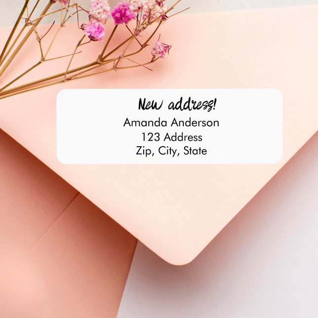 We have moved new return address return address label (Creator Uploaded)