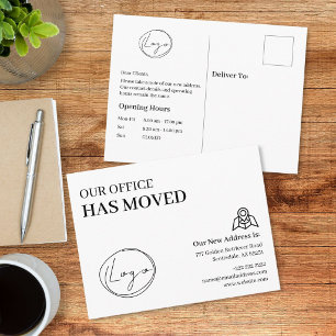 We Have Moved Office Business Address Change Postcard