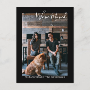 We Have Moved Photo Personalised Postcard