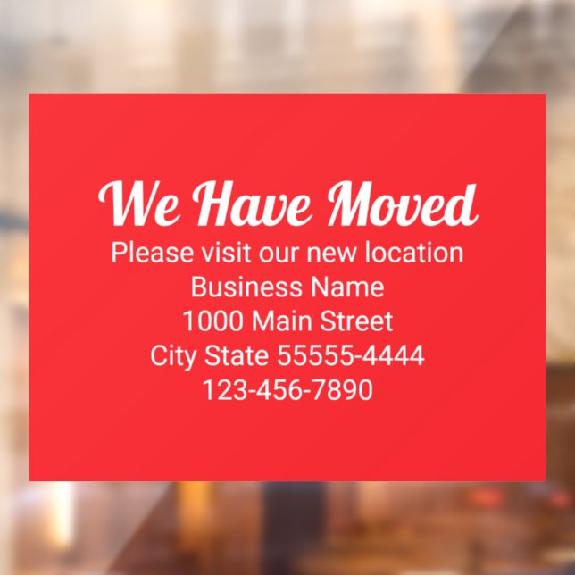We Have Moved Please Visit Our New Location Red (Sheet 2)