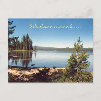 We have Moved Postcard
