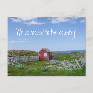We have moved postcard - personalise