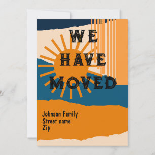 We Have Moved Sky is Falling Invitation