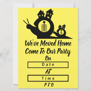 We Have Moved Snail House Moving Home Announcement