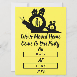 We Have Moved Snail House Moving Home Announcement