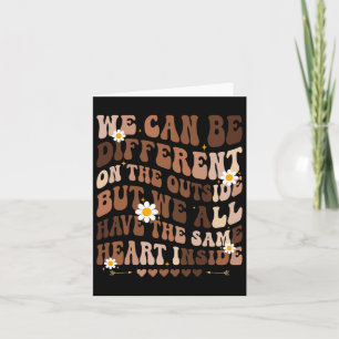 We Have Same Heart Inside Black History Month Wome Card