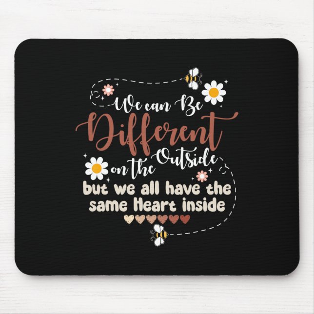 We Have Same Heart Inside Black History Month Wome Mouse Pad (Front)