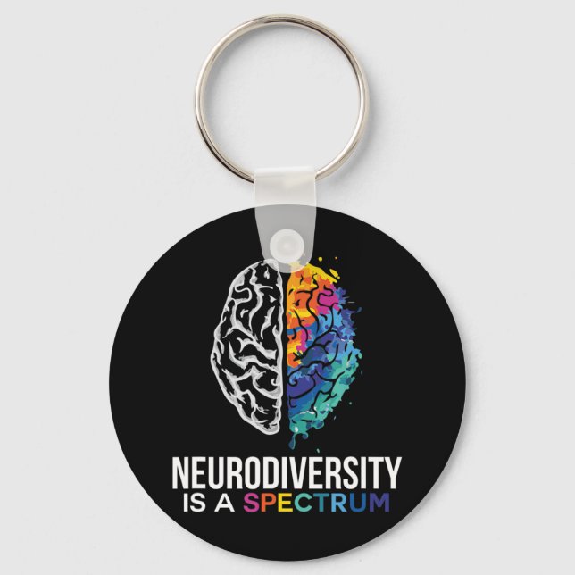 We have the opportunity to welcome Neurodiversity  Key Ring (Front)