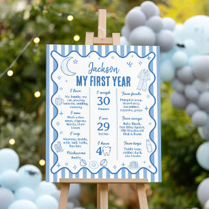 We Haven't Slept One Bit Birthday Milestone Sign